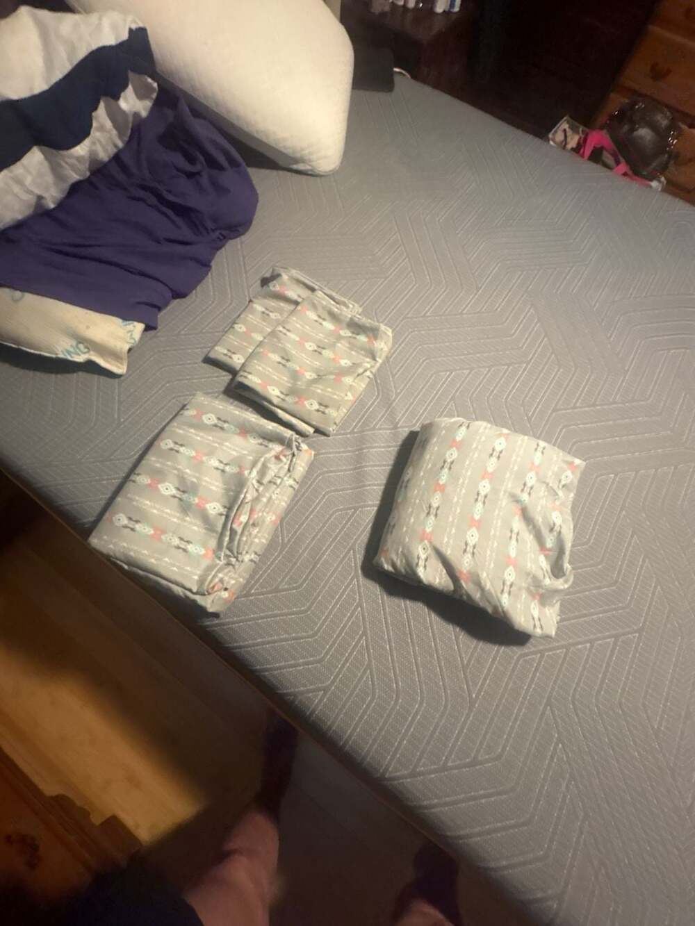 Avanti Printed 100% Brushed Cotton Flannel Sheet Set